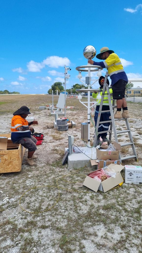 The AWOS is the first of its kind for Nauru and represents a significant increase in weather-related situational awareness for observers, air traffic control staff, and pilots.